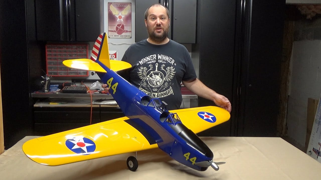 Hangar 9 fun scale PT-19 UNBOX and ASSEMBLY