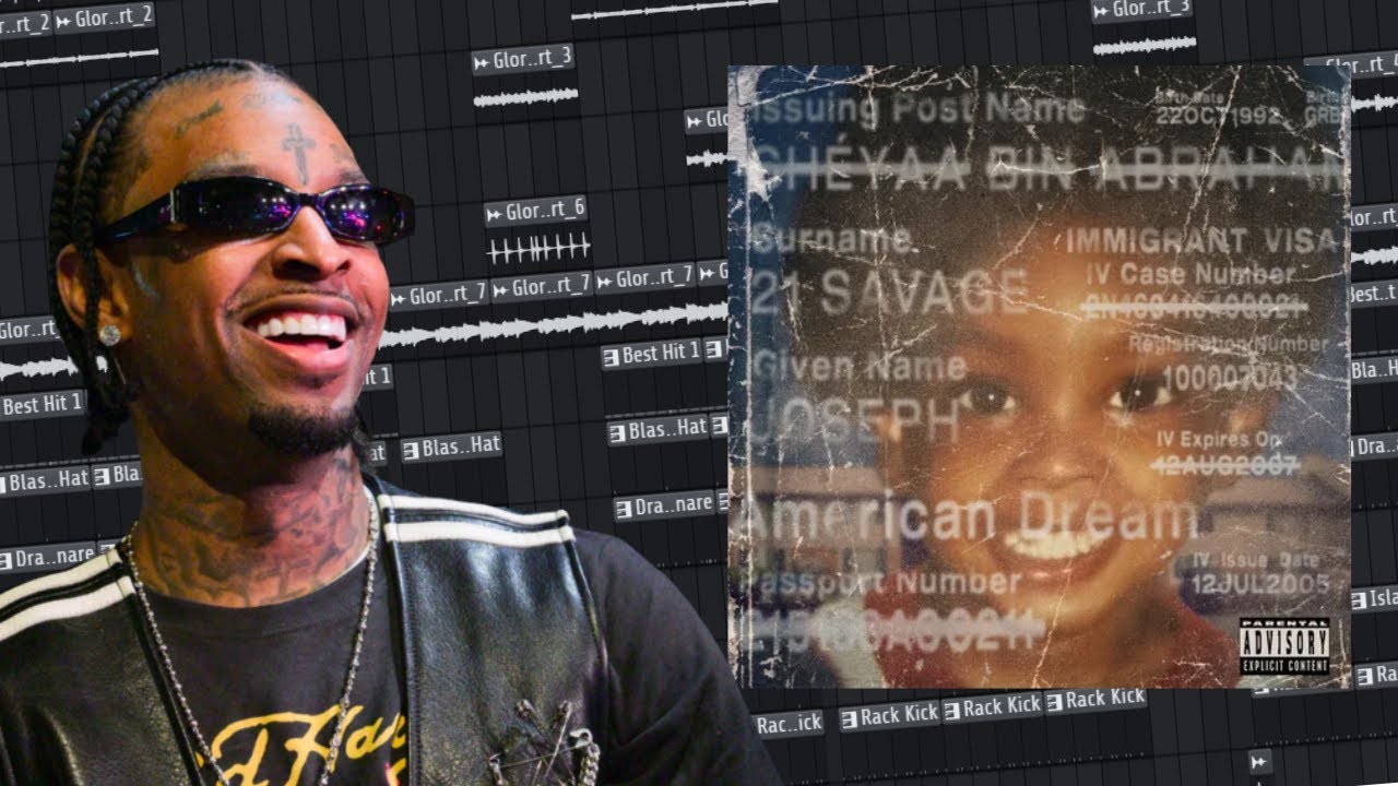 Making a 21 Savage beat for American Dream | FL Studio Cookup