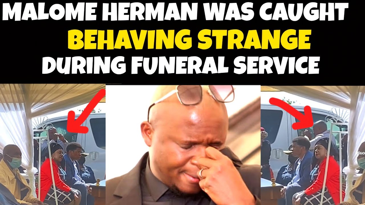 Mphela mphela 's uncle was caught acting strange during the funeral service 