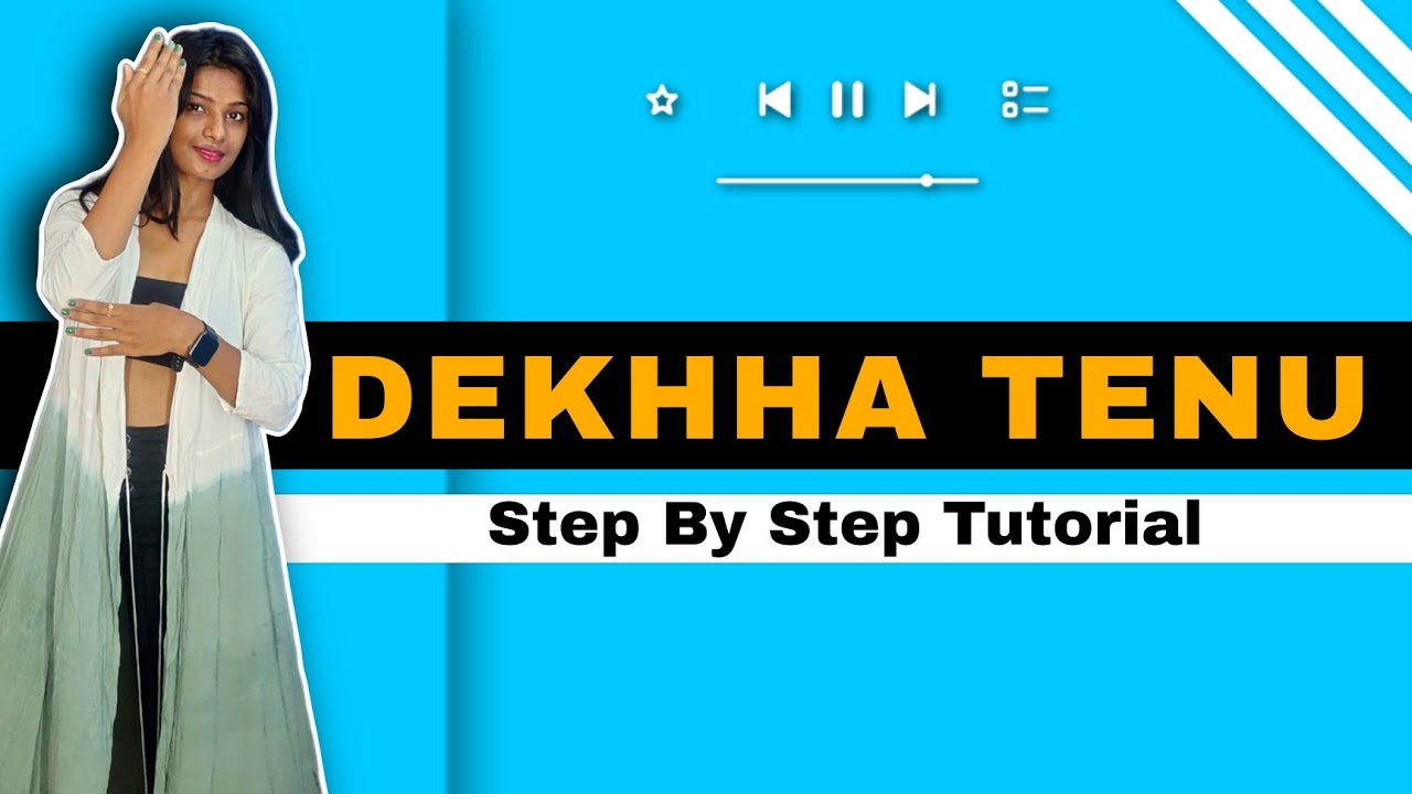 Dekhha Tenu Dance Tutorial | Mr & Mrs Mahi | Dekha tenu step by step dance | dekha tenu dance steps