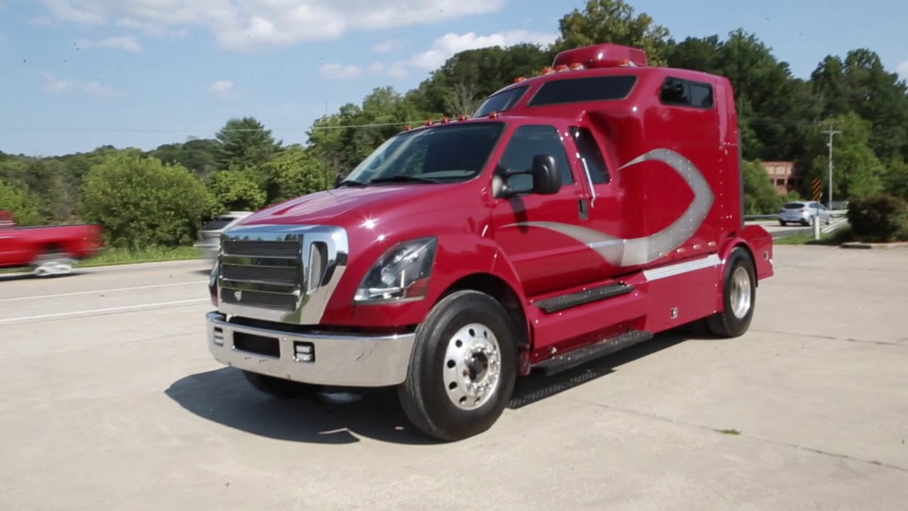 SOLD - 2005 F650 HAULER TOTER HOME CAT C7 330HP MOTOR