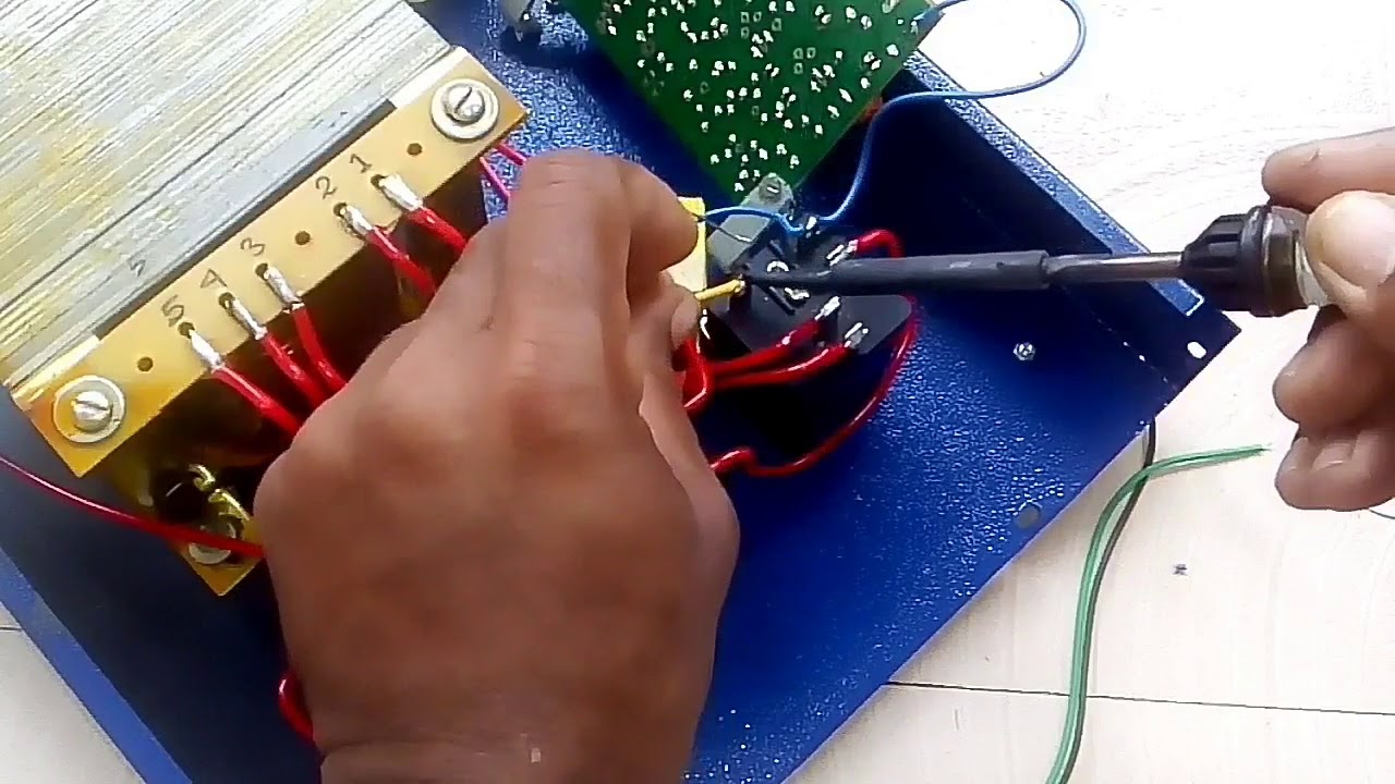 How to make automatic voltage stabilizer step by step