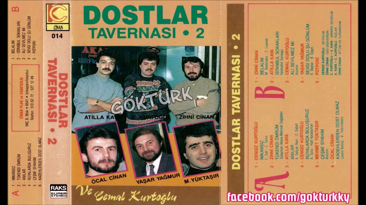 Dostlar Tavernası 2 - Potpori -  1990 - Jinglesiz Nette İLK