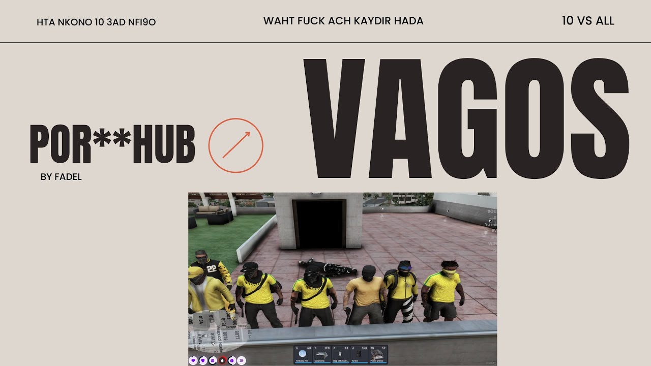 vagos⚠ vs all { what  the f*ck ach kaydir hada } bobony rp🐱‍👤