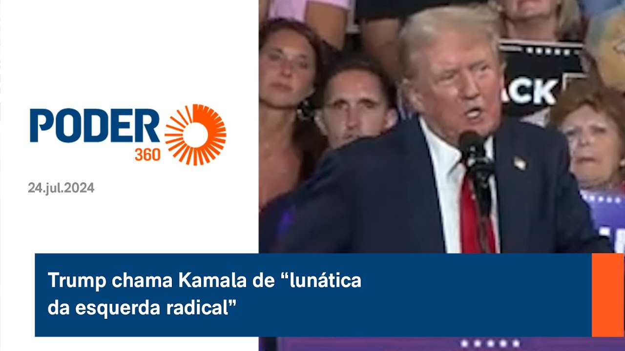 Trump chama Kamala de &ldquo;lun&aacute;tica da esquerda radical&rdquo;