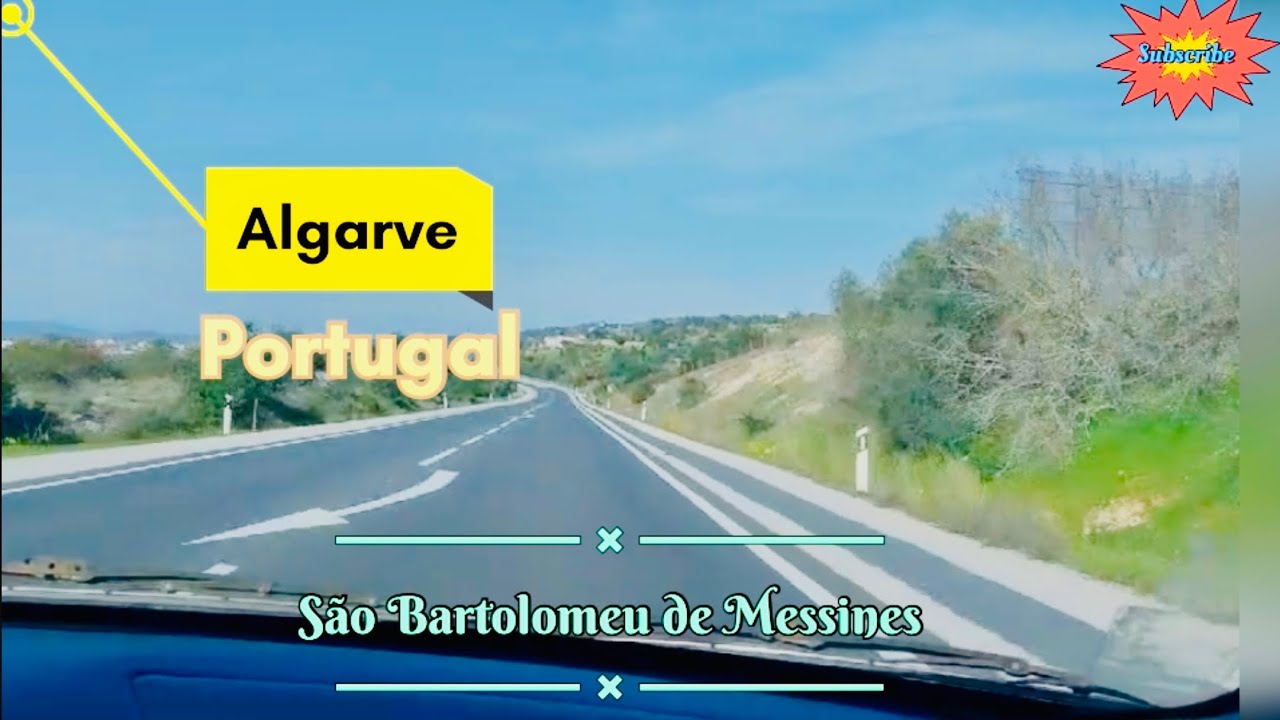 Driving São Bartolomeu de Messines || Algarve || Portugal