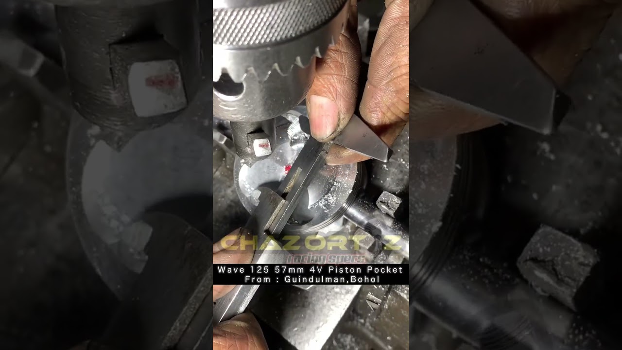 Wave 125 57mm 4V Piston Profile (Going to Guindulman,Bohol)