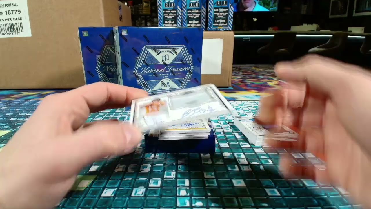 2025 National Treasures Football Box Breaks 1-8
