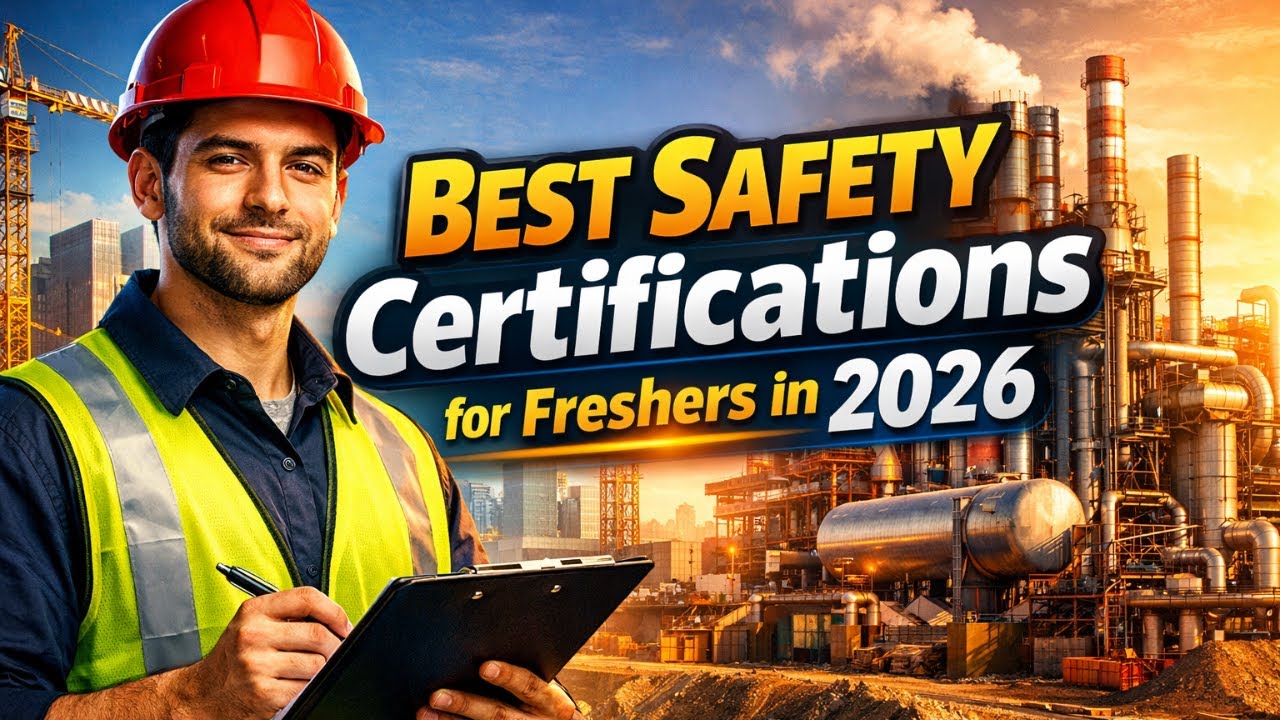 Best Safety Certifications for Freshers in 2026 | OSHA vs IOSH vs NEBOSH | Safety Career Guide