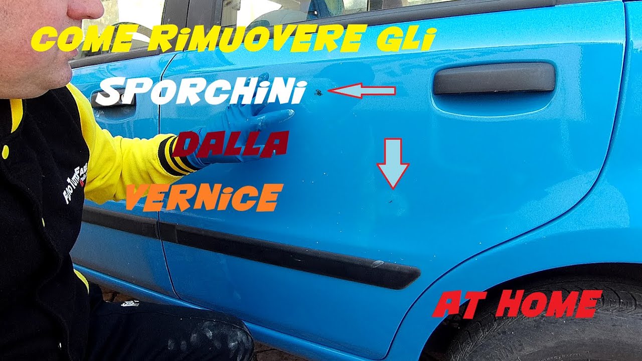 rimozione sporchini dalla panda | spot repair fase 3