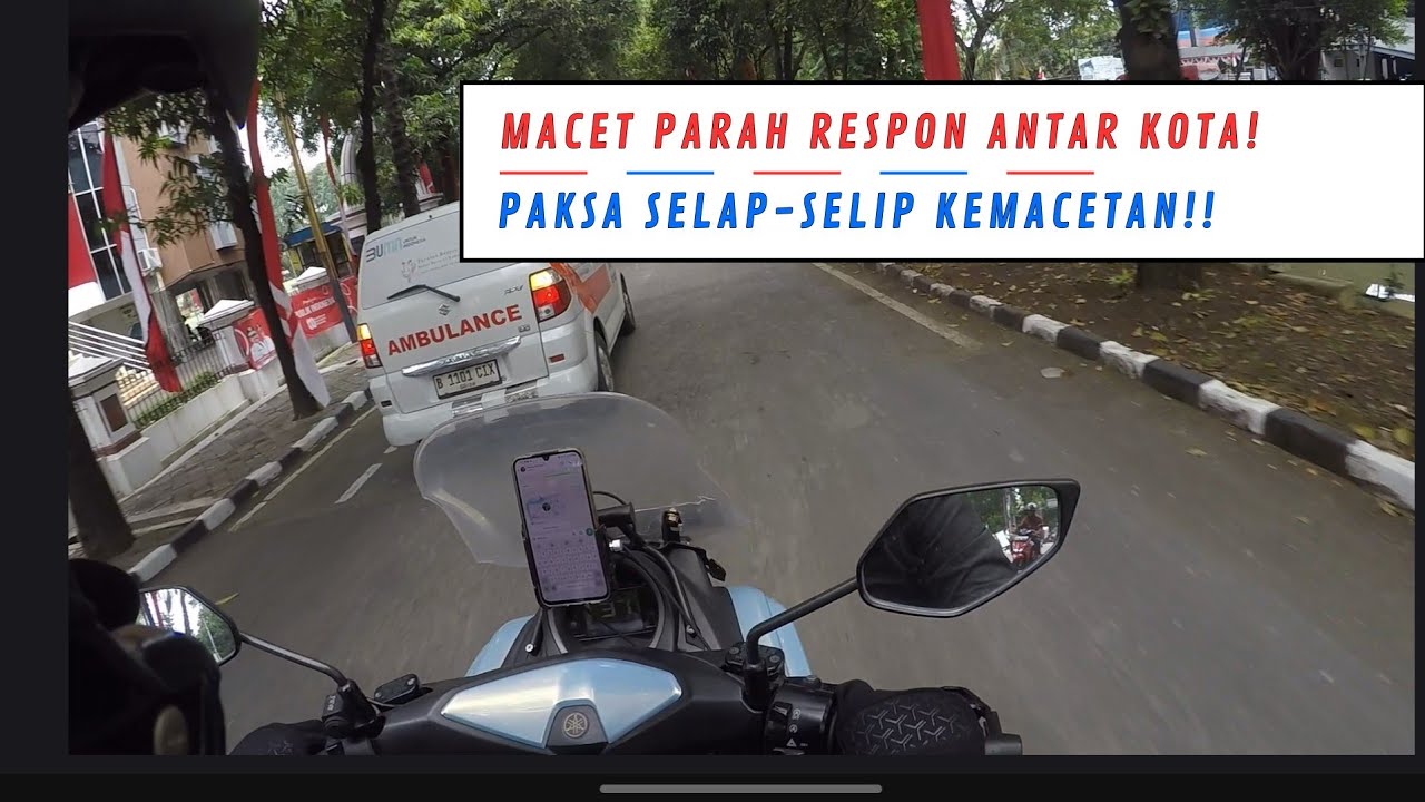 ANTAR KOTA BANYAK TITIK MACET ‼️Pengantaran pasien menuju MRCCC Jakarta #relawanambulance 