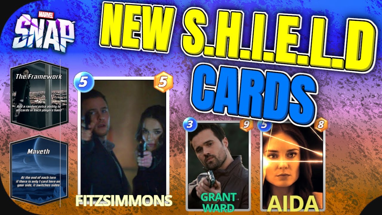 Custom AGENTS OF SHIELD Cards & Locations For MARVEL SNAP
