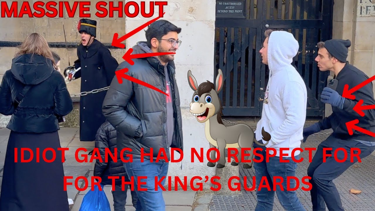MASSIVE SHOUT AS THE GANG OF CLOWNS CONTINUED TO DISRESPECT THE KING’S GUARDS
