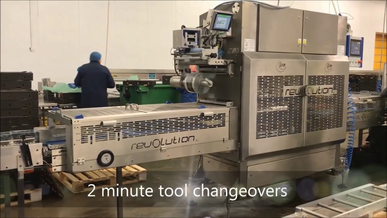 Packaging Automation Revolution XL High Speed Tray Sealing Machine Packing Grapes
