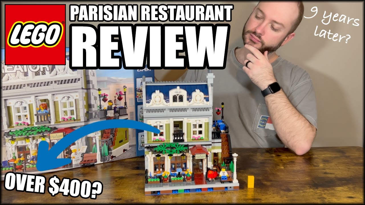 LEGO Parisian Restaurant 10243 - 2023 Review - Modular Building - Is worth over $400?