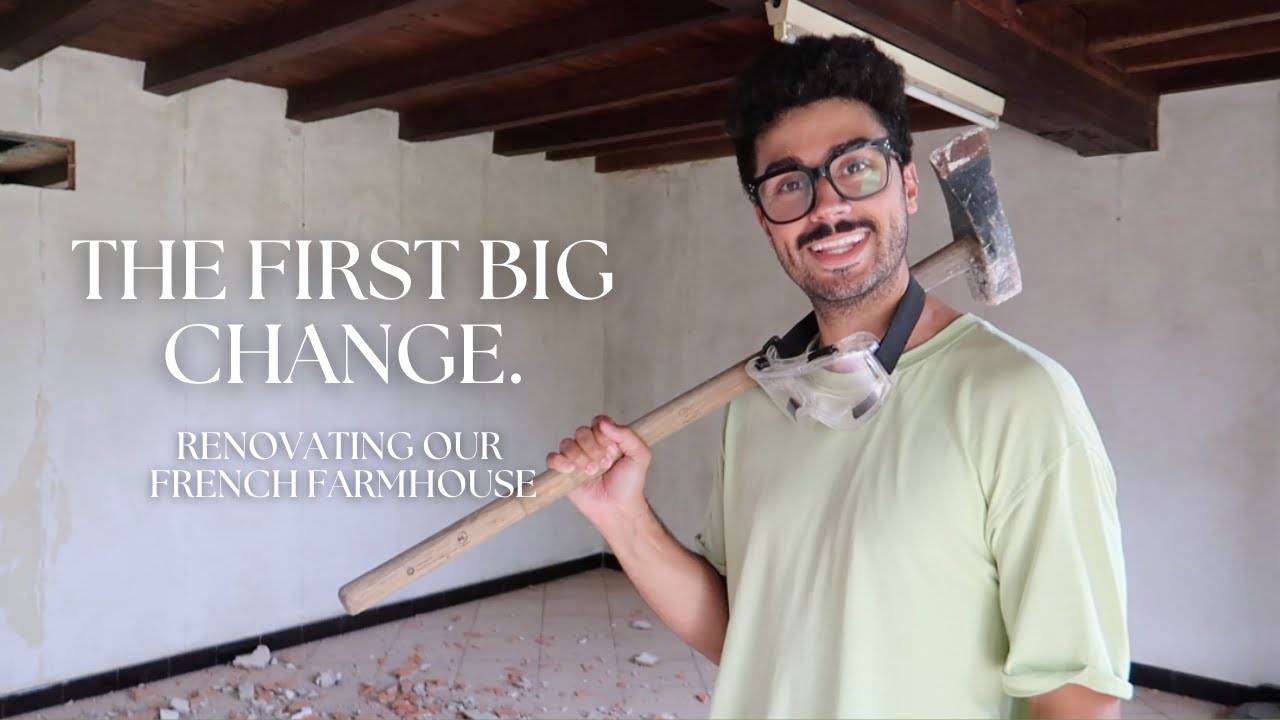 Renovating French Farmhouse: Living with Chaos and Knocking Down Walls