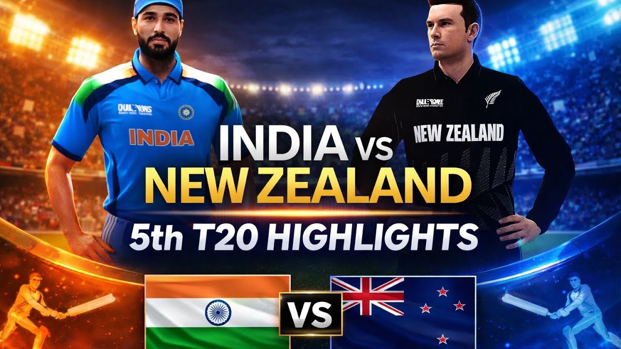 India Vs New Zealand 5th T20 HIGHLIGHT ll Gamechanger5v4.1 Gameplay 