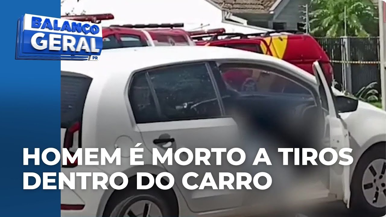 Homem é assassinado dentro do carro no Jardim Real, em Maringá; quantidade de disparos chama atenção