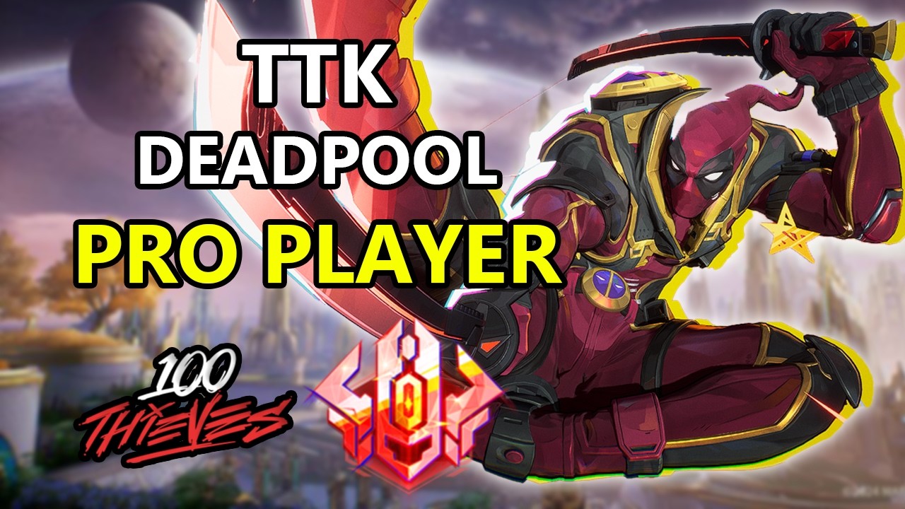 100 Thieves Pro Player DeadPool POV TTK - Marvel Rivals POV