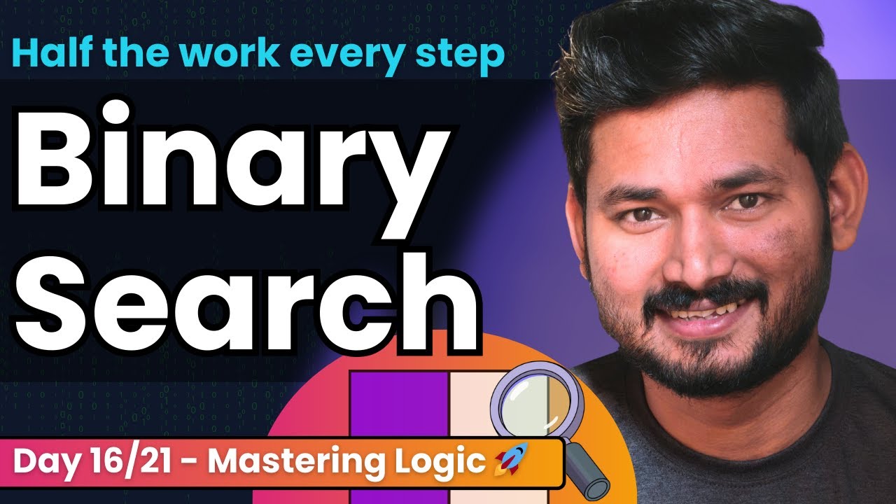 Master Binary Search with Pure Logic in JavaScript | Day 16/21 of Problem Solving with JS🚀