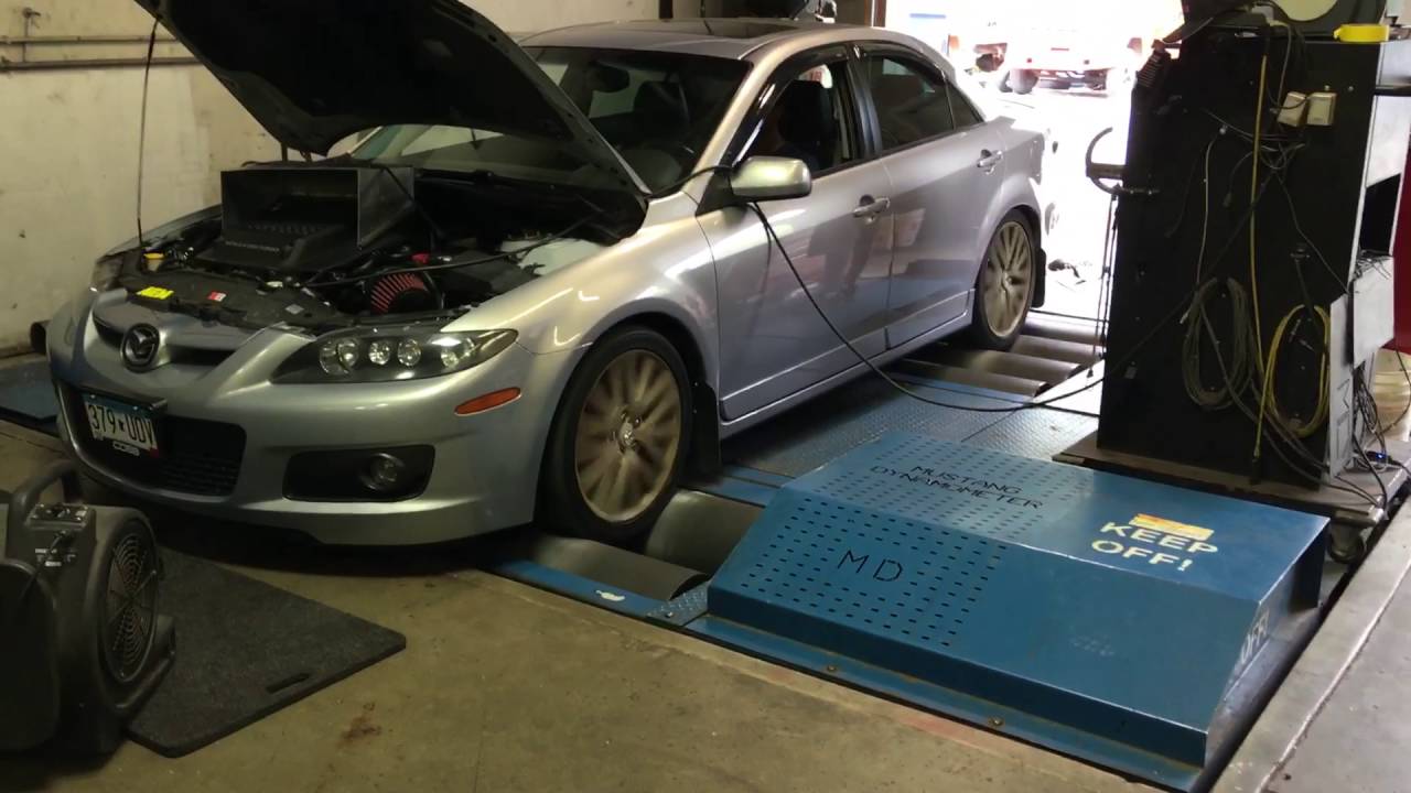 2006 Mazdaspeed 6 270whp 314 lb/ft tq on mustang dyno @ RS Motor tuned by Freektune