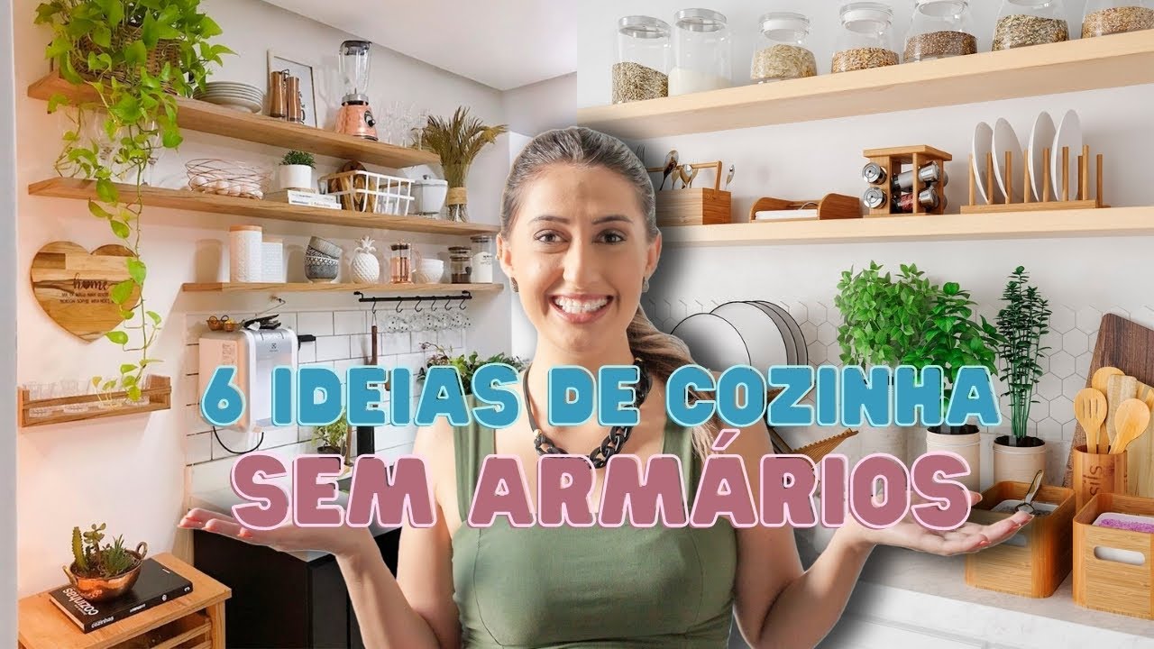 6 IDEIAS de Cozinha sem Armários