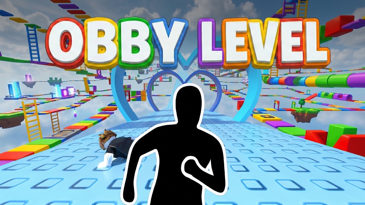 4k Immersive Interactive Warm Up丨Roblox Obby Run Level丨Easy Daily Routine丨New Moves
