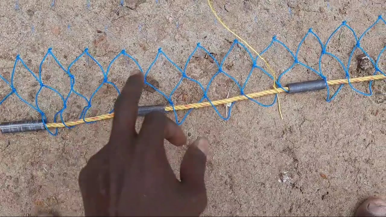 ఇసురు వల తాళ్లు కట్టే విధానం # cast net preparation #hunting all Telugu