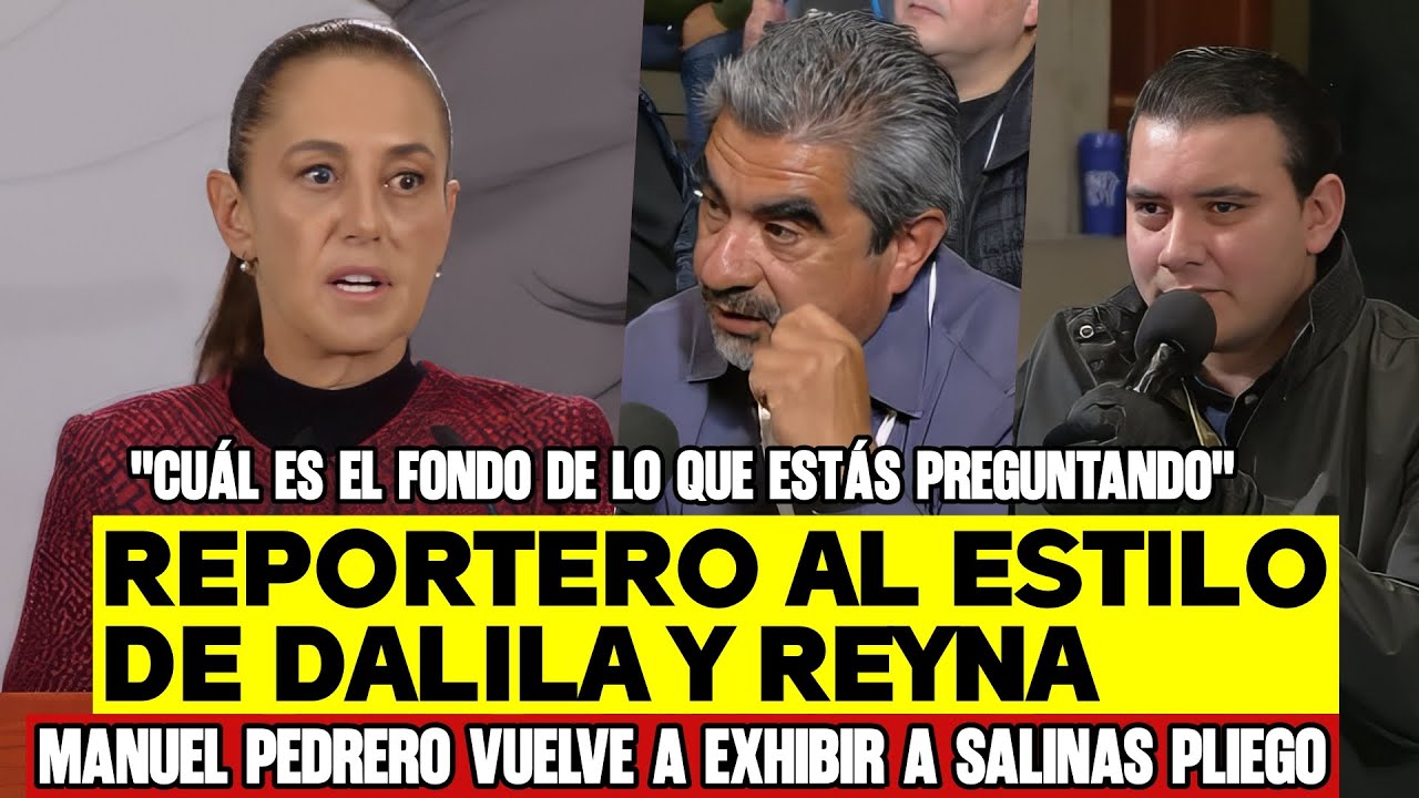 “Qué estás pretendiendo”: Sheinbaum a reportero, Manuel Pedrero revela más trapos de Salinas Pliego