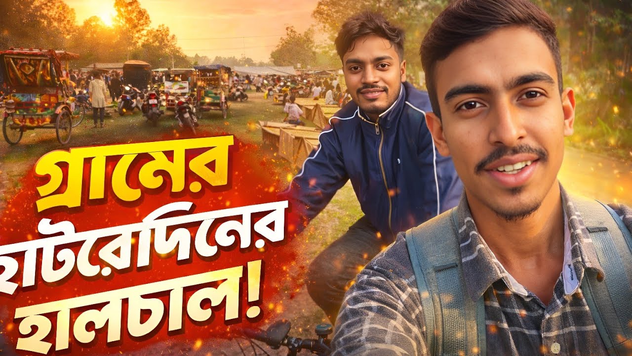 গ্রাম বাংলার হাঁট | Rafiul Sozol Vlog | Tangail