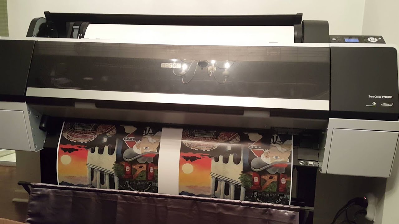 Epson SC-P9000 Printing 