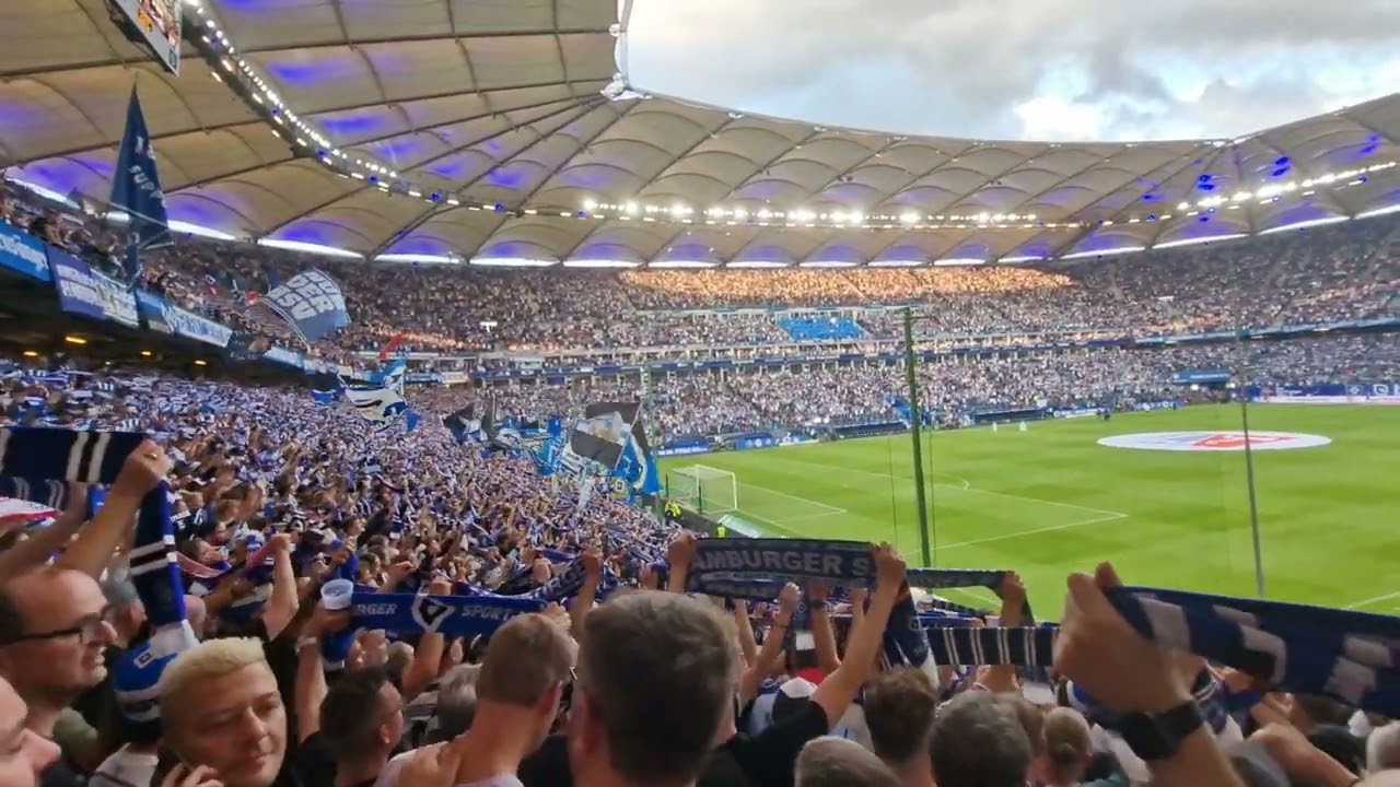 HSV vs Schalke 28.07.2023 erstes Saisonspiel Mein Hamburg lieb ich sehr