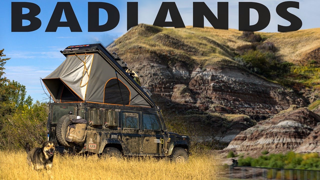 Auf den Spuren Kanadas Dinos! Badlands Kanada! |Overlanding Panamericana im Defender|#roadtrip |S2F2