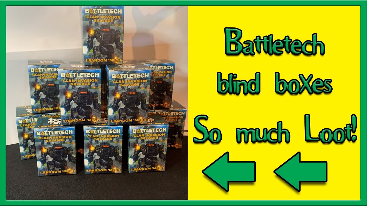 Battletech: Clan Invasion salvage | Blind box opening | Whats in the box? Ep 4