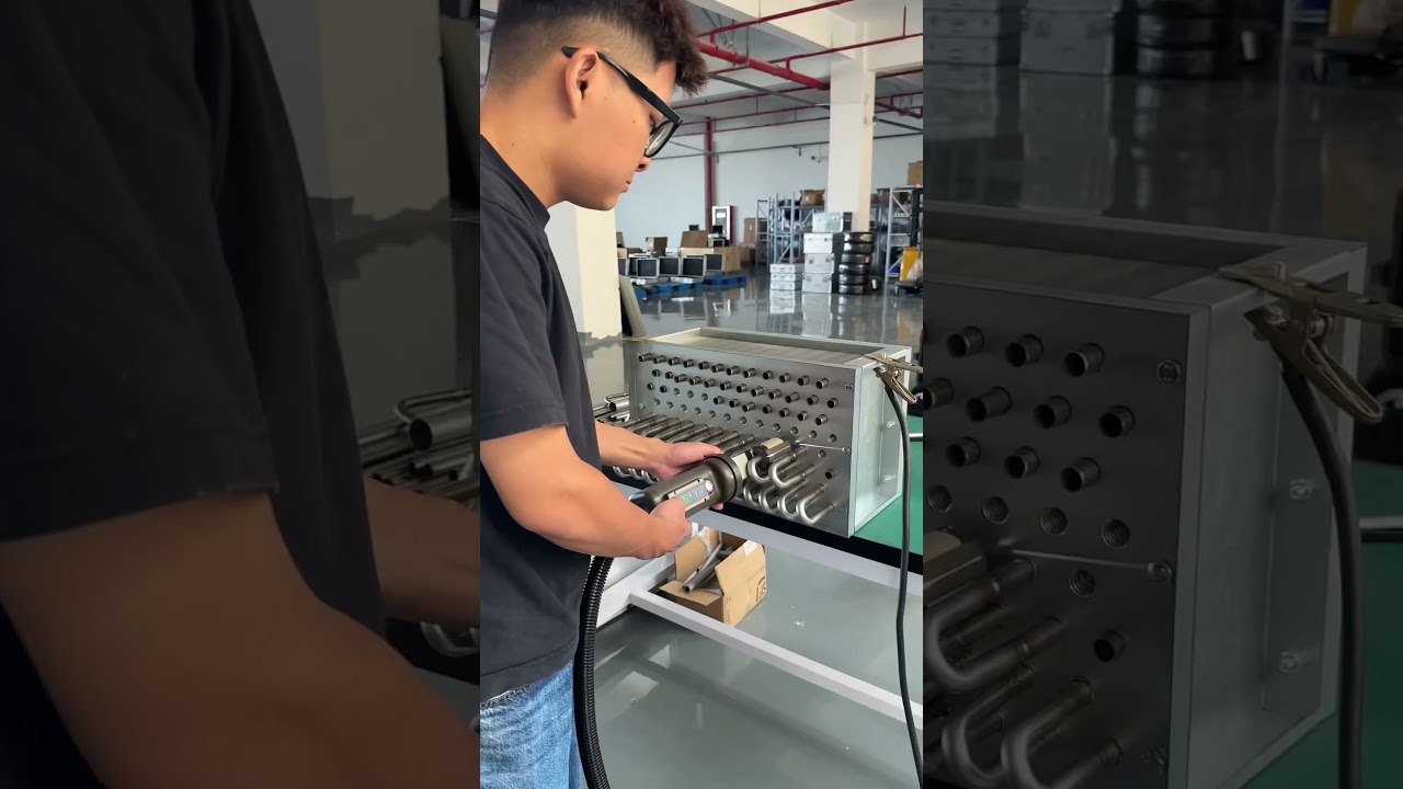 U-shaped orbital welding machine used in heat exchanger industry 