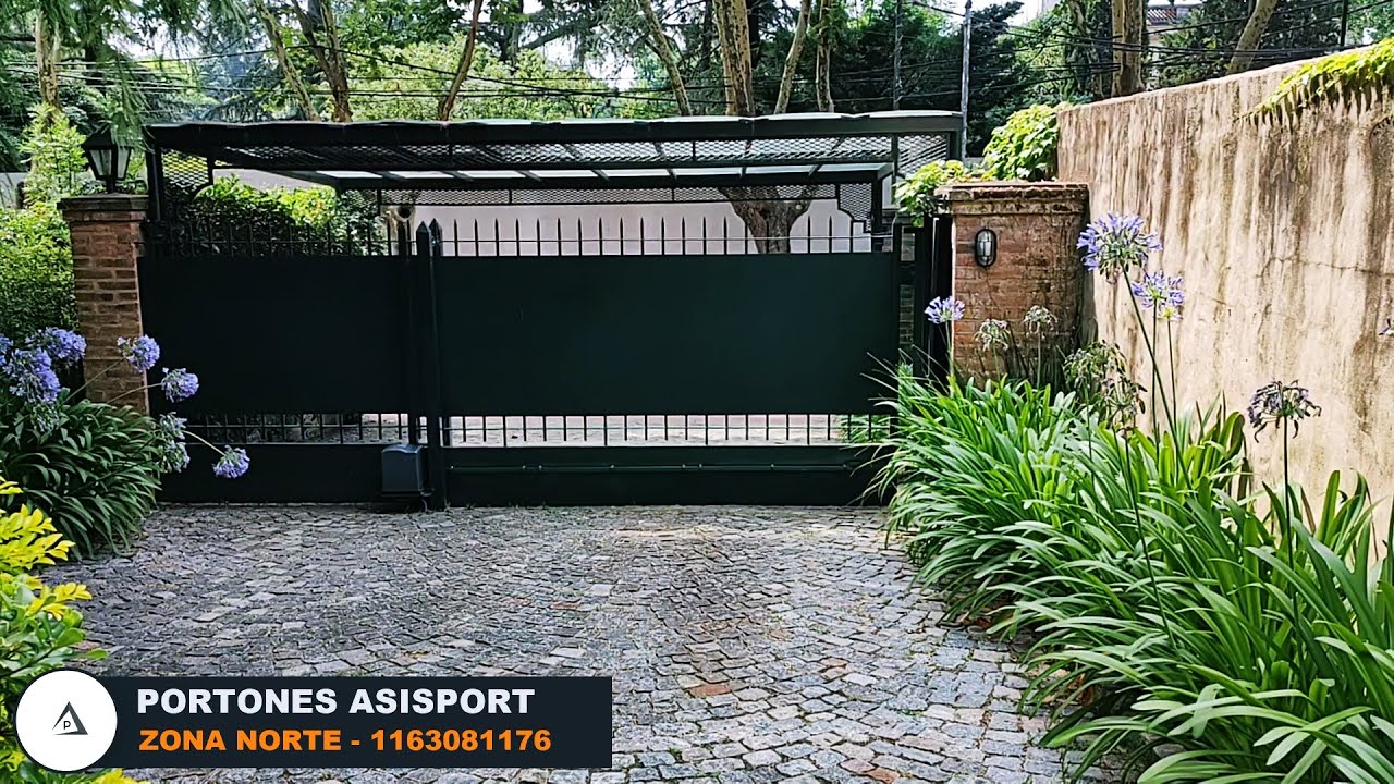 AUTOMATIZACIÓN DE PORTONES CORREDIZOS - ZONA NORTE | 1163081176 #ASISPORT PORTONES PORTÓN ELÉCTRICO
