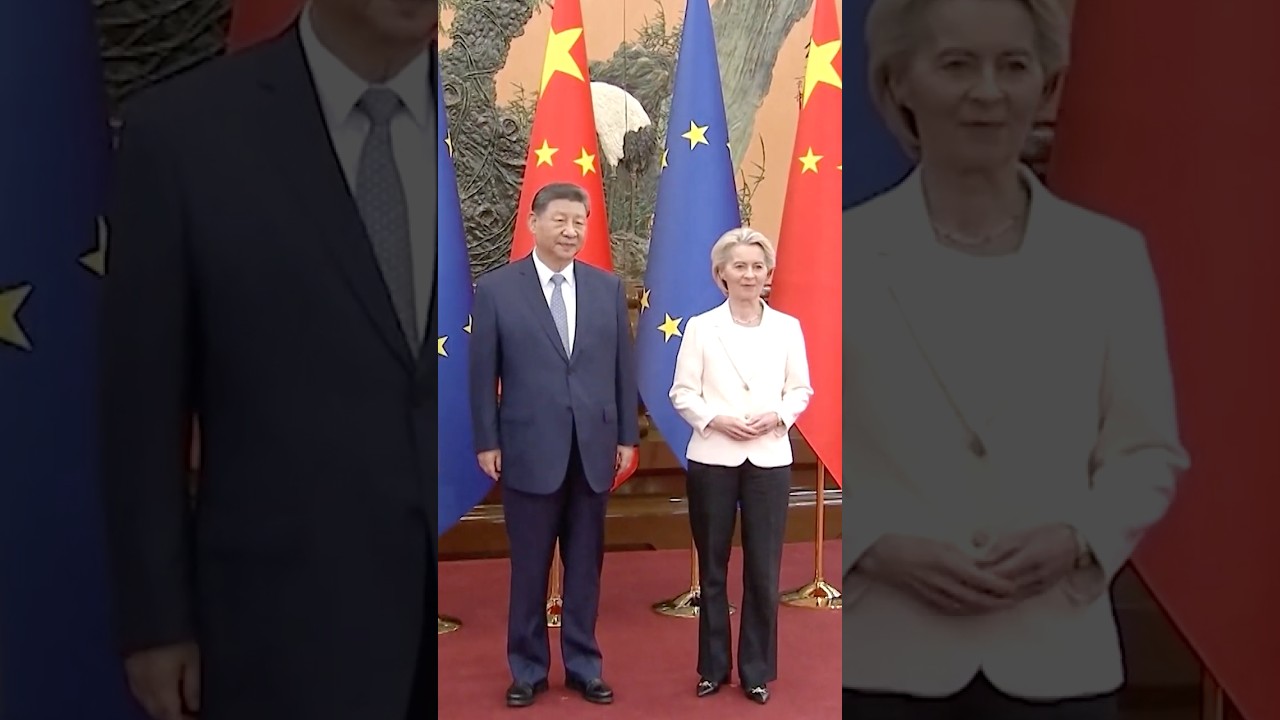 China-EU Ties at 'Inflection Point,' Von Der Leyen Tells Xi