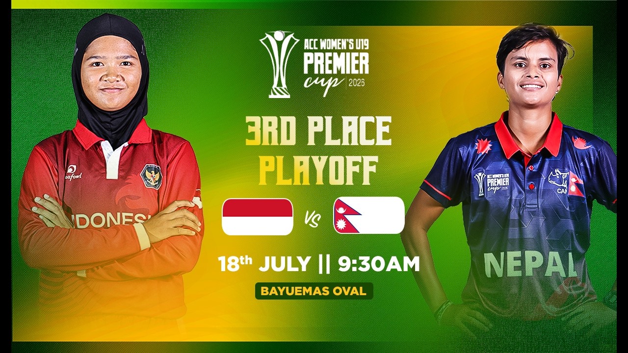 INDONESIA (WOMEN U19) vs NEPAL (WOMEN U19) | ACC Women's U19 Premier Cup 2026 | 3RD PLACE PLAYOFF