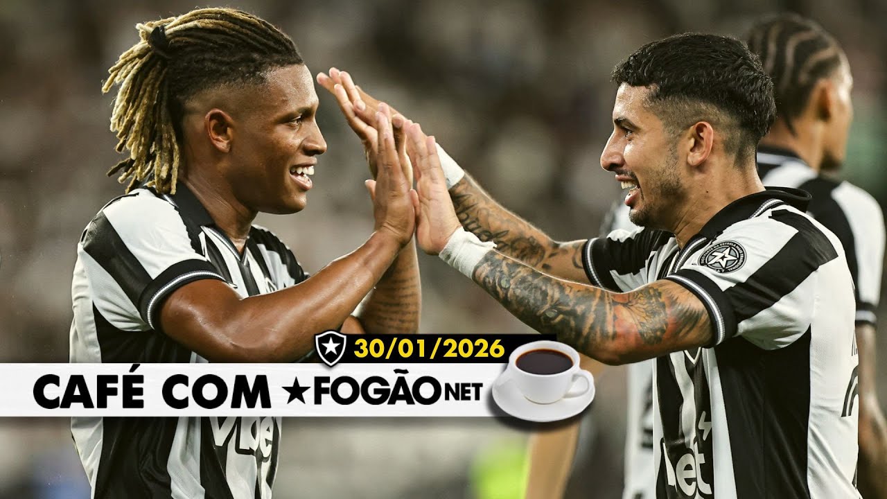 CAFÉ COM FOGÃONET: BOTAFOGO DÁ SHOW E ATROPELA O CRUZEIRO | MONTORO E DANILO BRILHAM