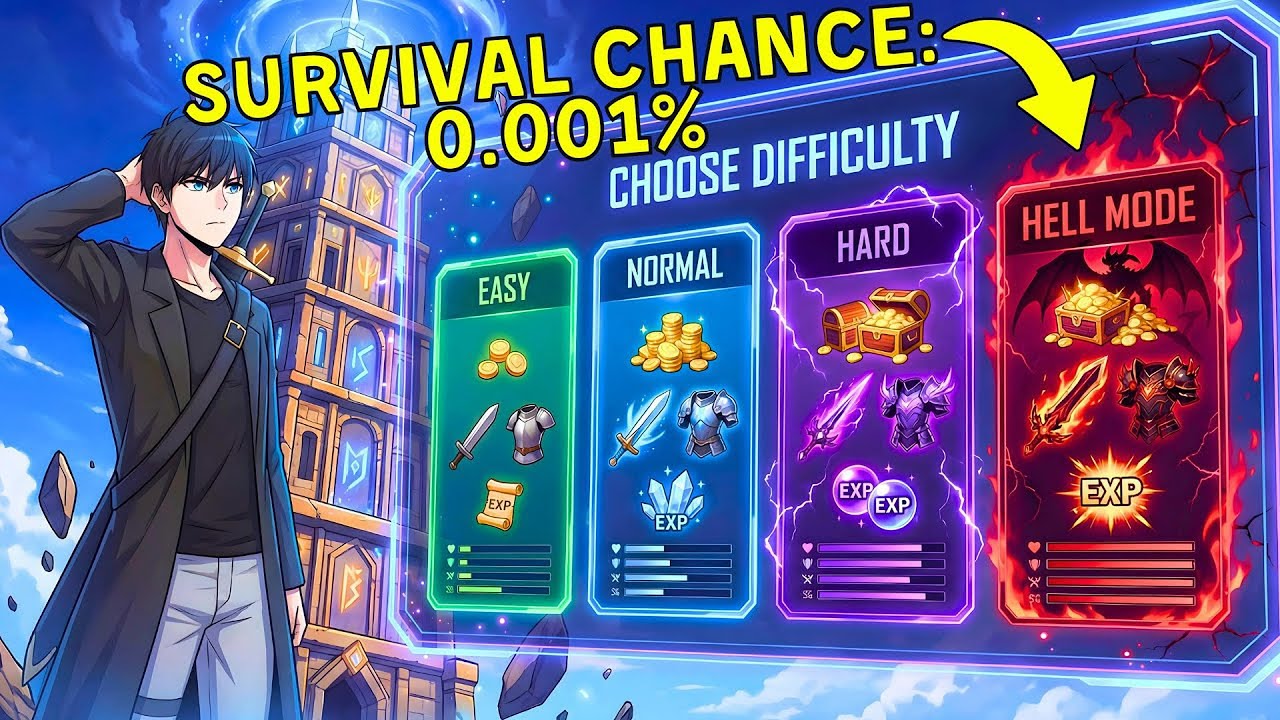 Pinili Nya ang HELL MODE sa Dungeon—at Naging OP dahil sa BROKEN Rewards!