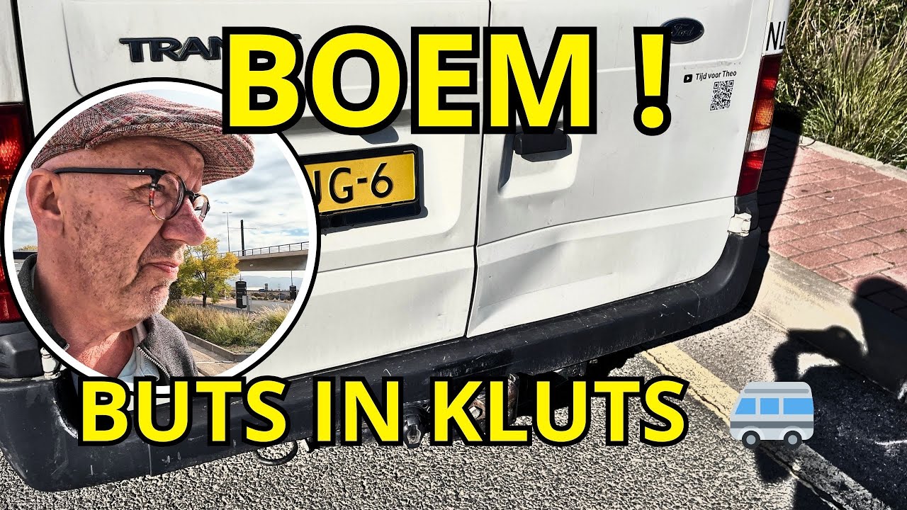 AANRIJDING met mijn CAMPERBUSJE. Boel REGELEN. Gelukkig geen letsel. #overwinteren #spanje