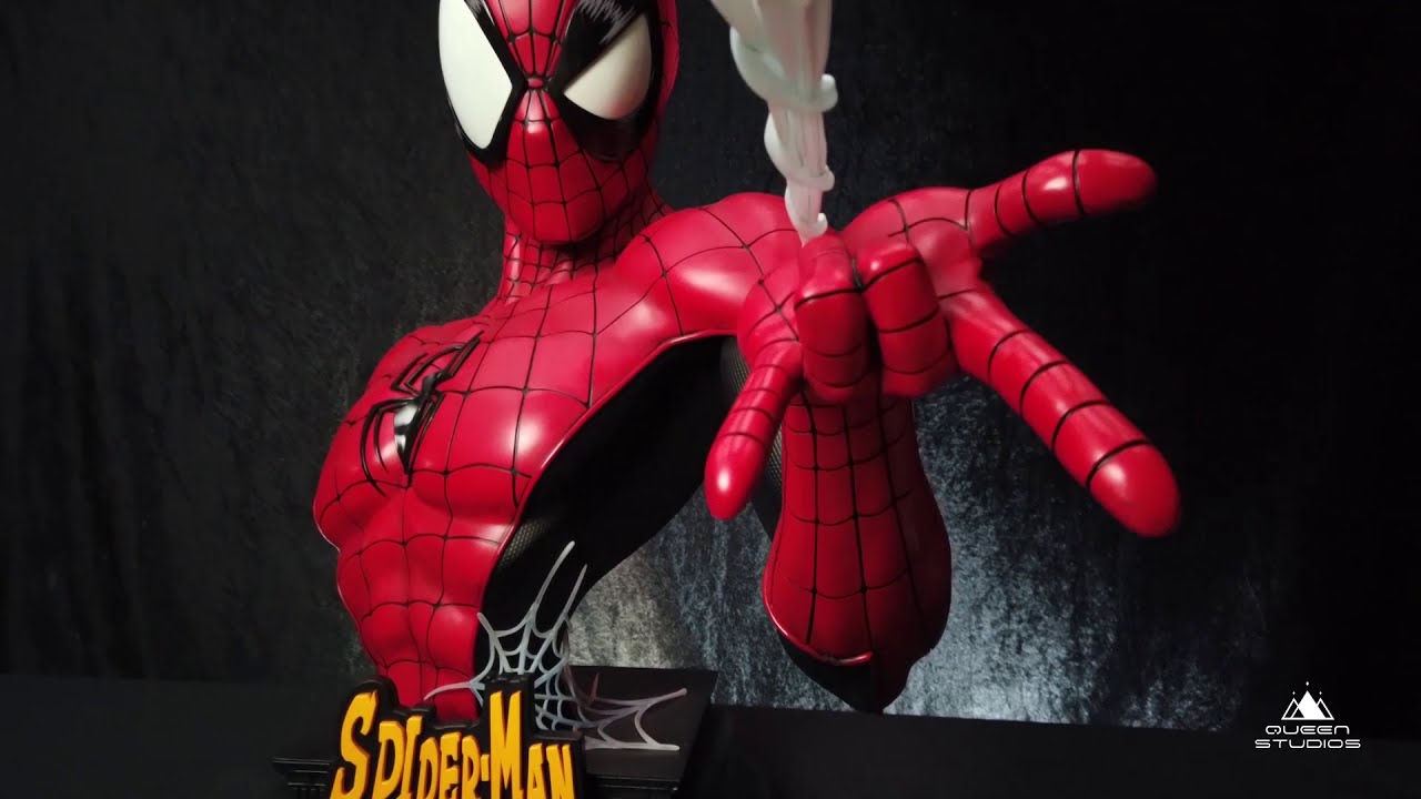 Queen Studios Comic Spider-Man Bust