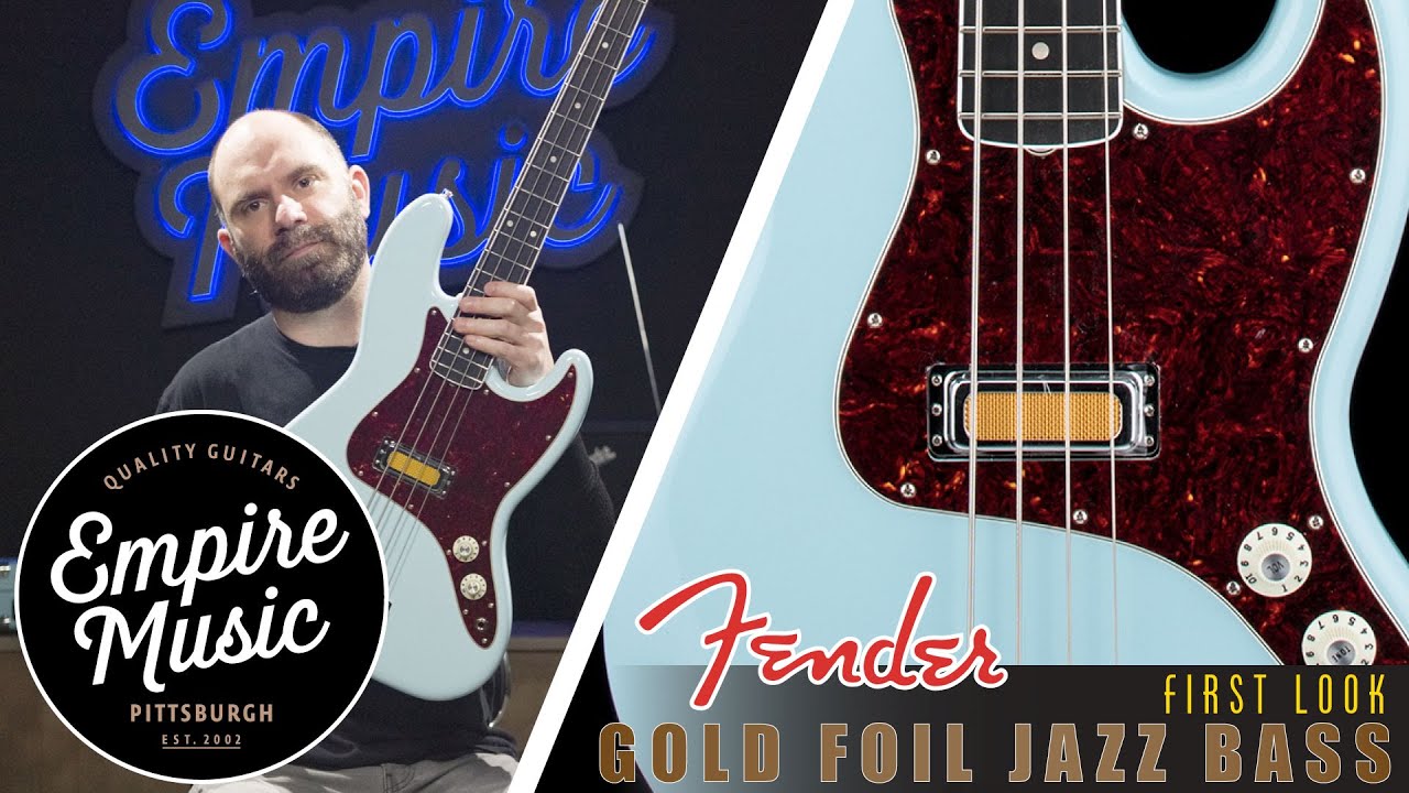 Fender Gold Foil Jazz Bass - EMPIRE MUSIC