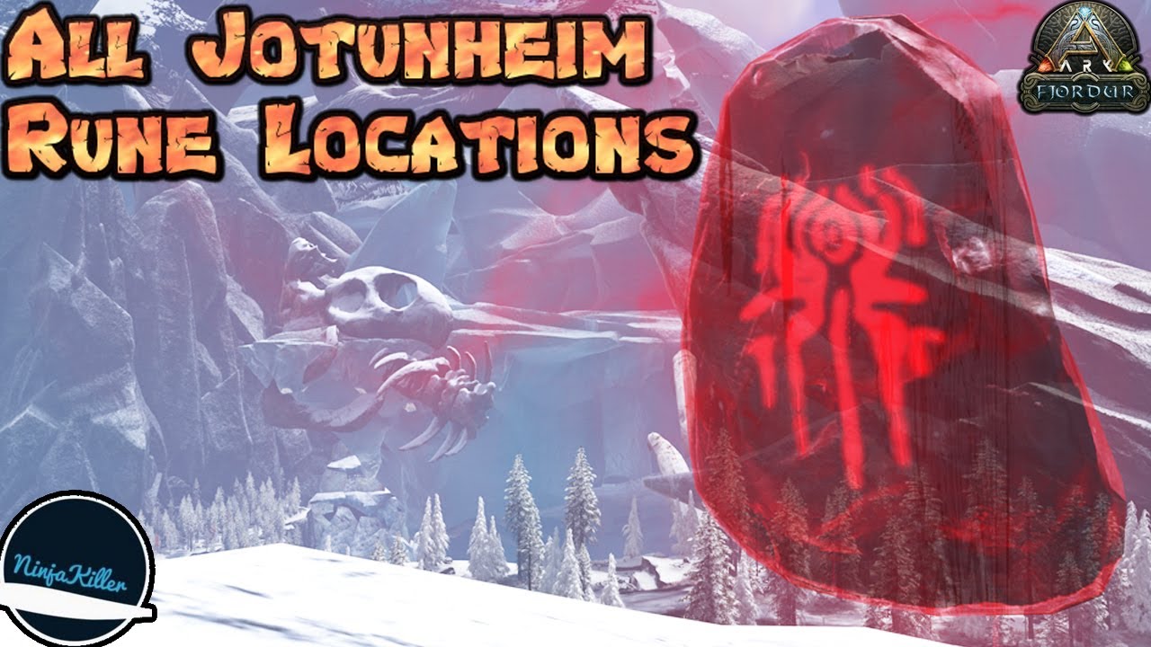 All Jotunheim Rune locations on Fjordur Ark Survival Evolved