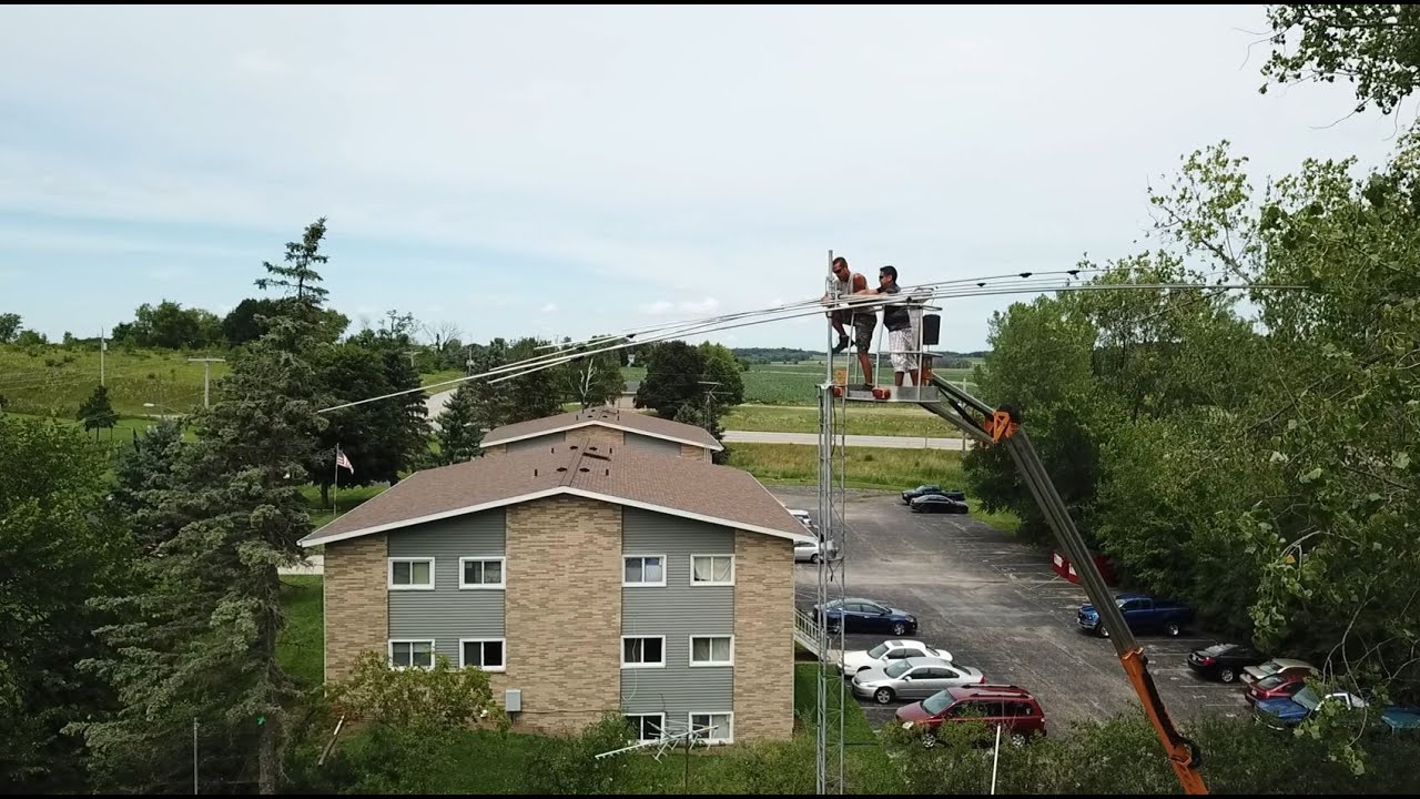Ham Radio Antenna Tower Build July 18 & 19 2020