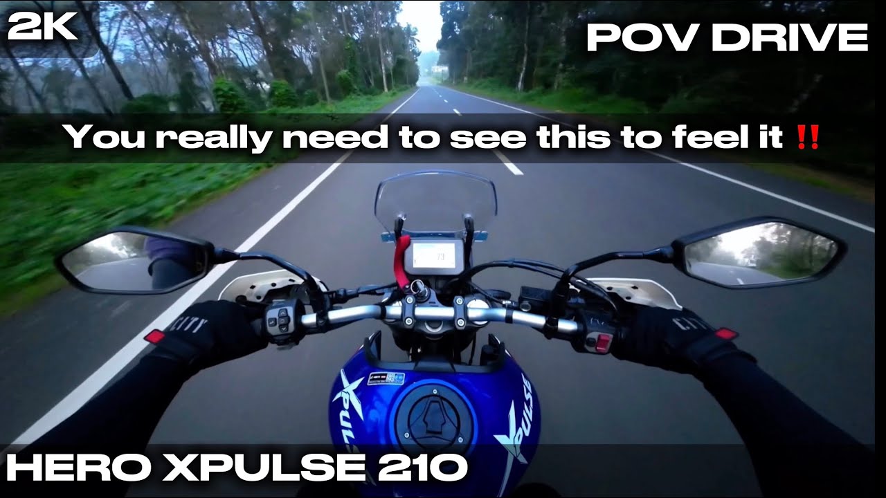 POV #11 | HERO XPULSE 210 | PURE SOUND | 2K | POV DRIVE | WALK AROUND | #dji  
