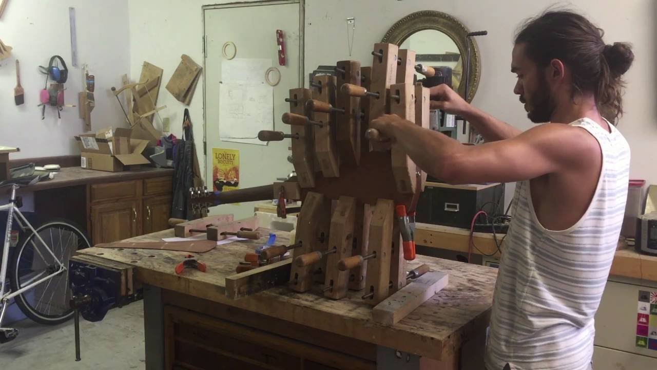 Rebuilding a crushed Martin Backpacker guitar
