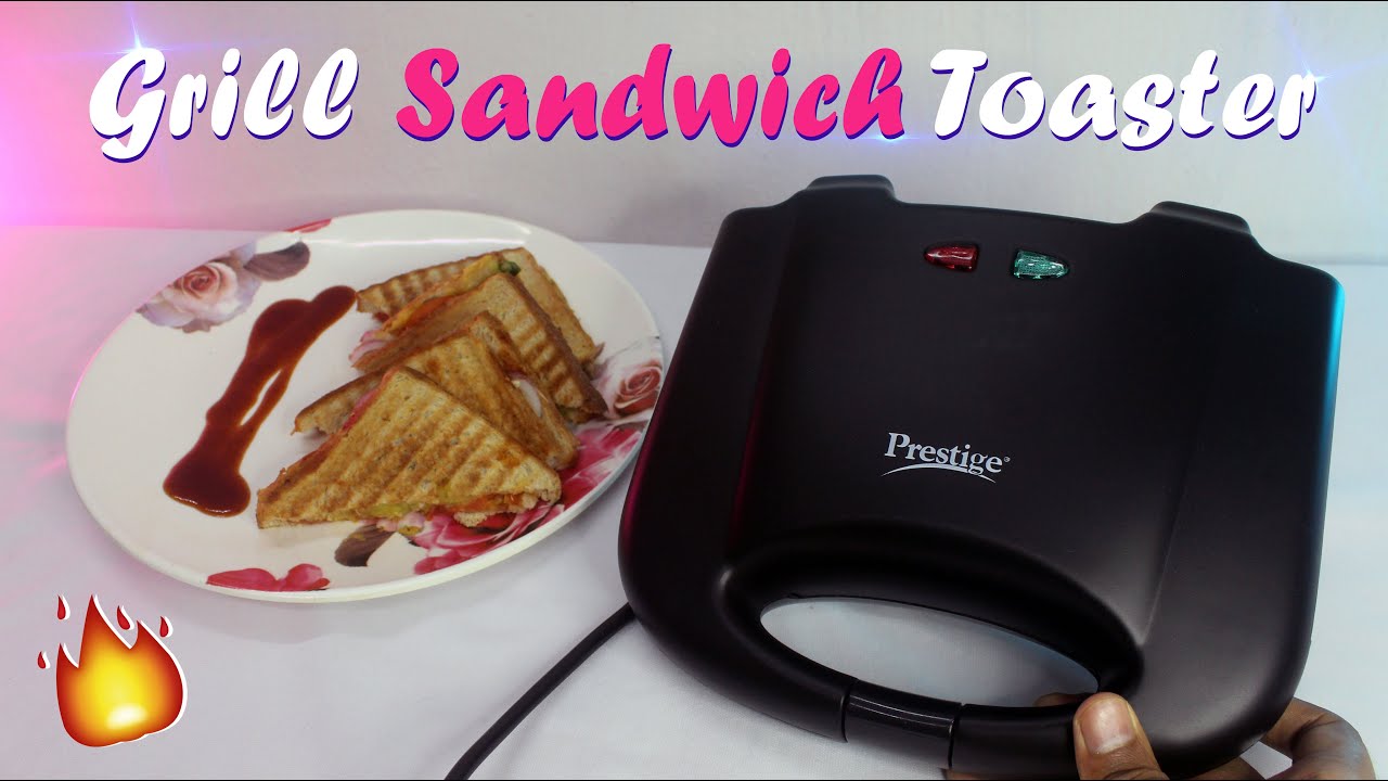 Prestige PGMFB 800W Grill Sandwich Toaster Fixed Grill Plates 🥪🥪 Unboxing, Review, How To Use? Demo