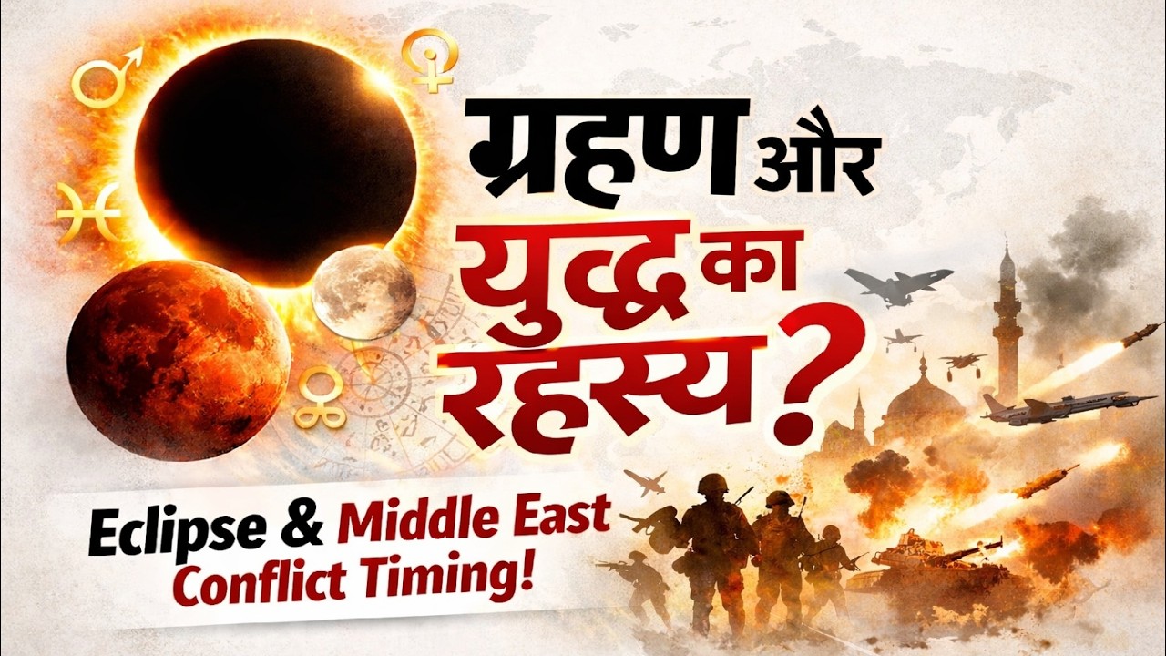 Eclipse 2026 & Middle East Conflict Timing | Rahu Ketu Astrology Analysis (Hindi)