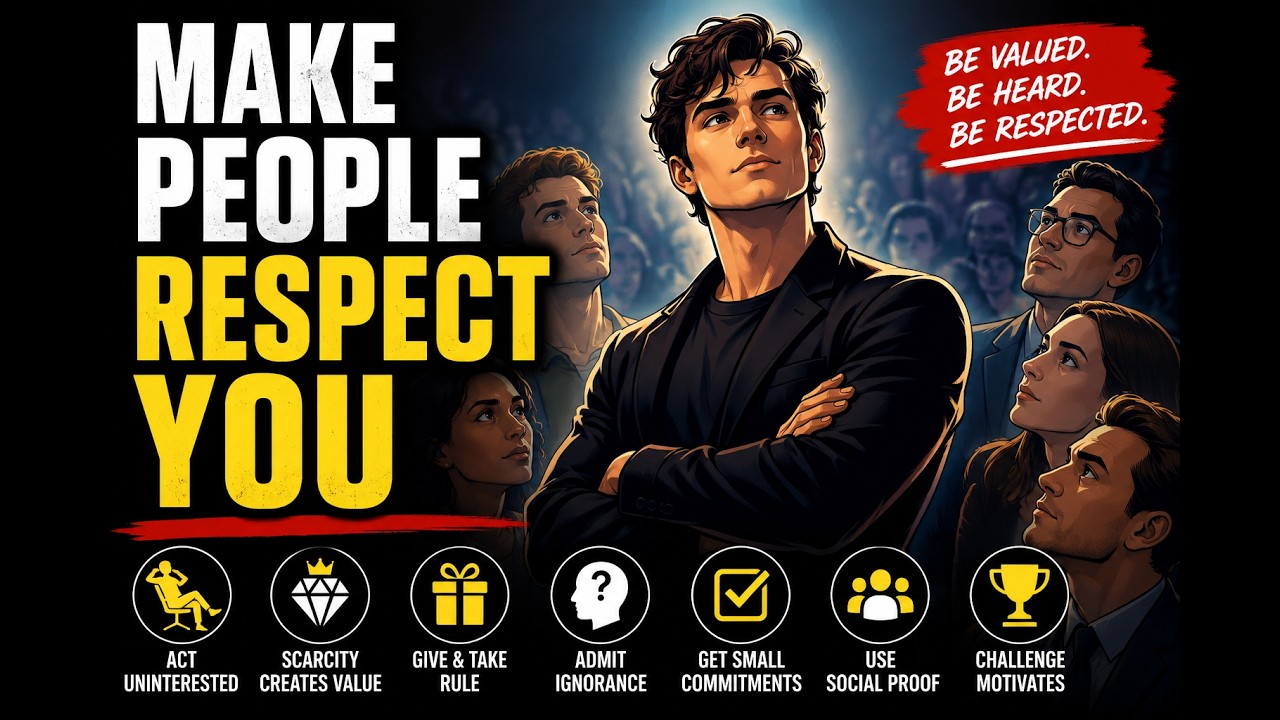 MAKE PEOPLE RESPECT YOU | 7 Powerful Psychology Tricks That Actually Work